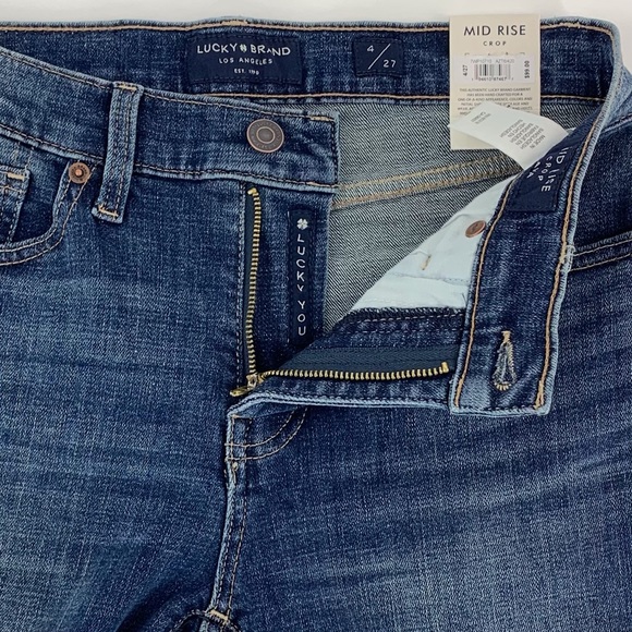 Lucky Brand NWT Ava Mid-Rise Skinny Cropped Jeans, 4/27 - Picture 10 of 16